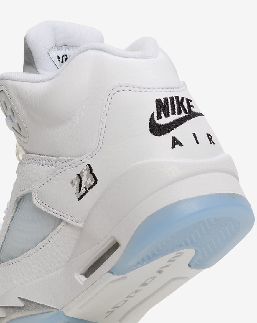 Big Kids' Air Jordan 5 Retro OG "White Metallic"