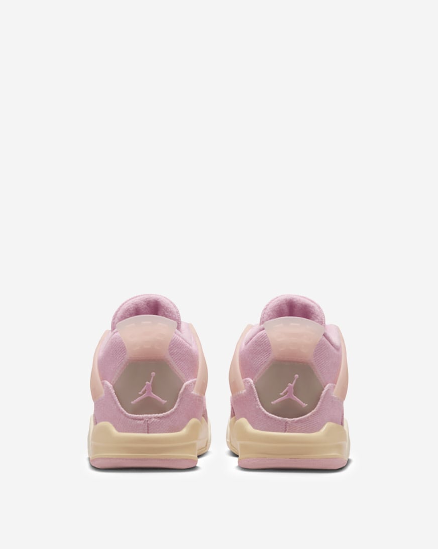 Toddler Air Jordan 4 Retro "Pearl Pink and Iced Carmine"