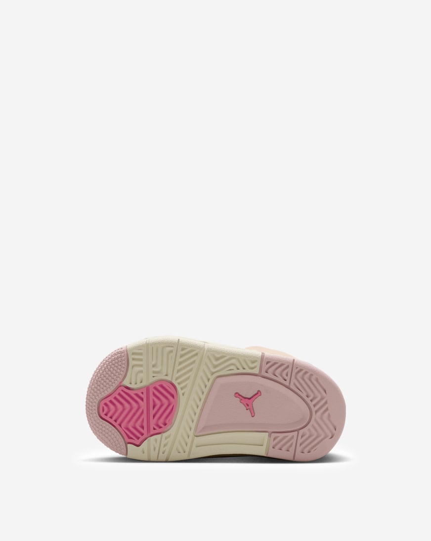 Toddler Air Jordan 4 Retro "Pearl Pink and Iced Carmine"
