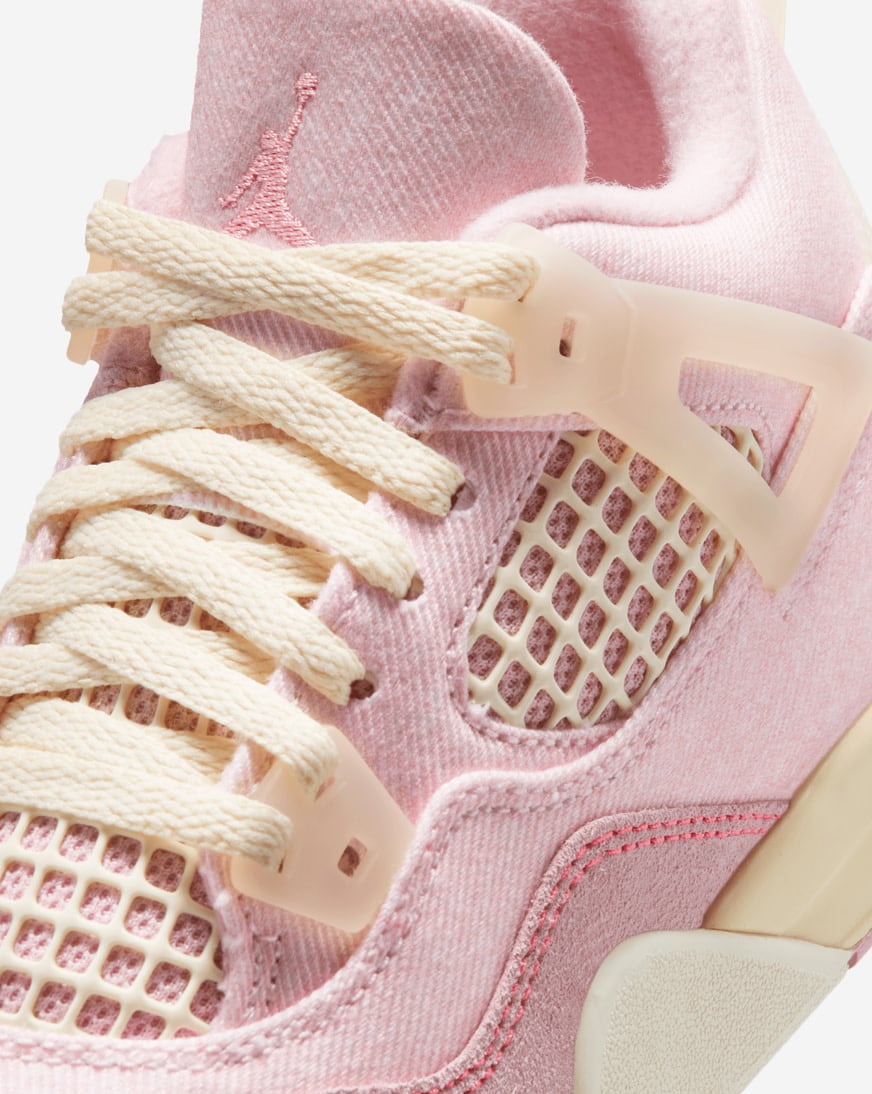 Little Kids' Air Jordan 4 Retro "Pearl Pink and Iced Carmine"