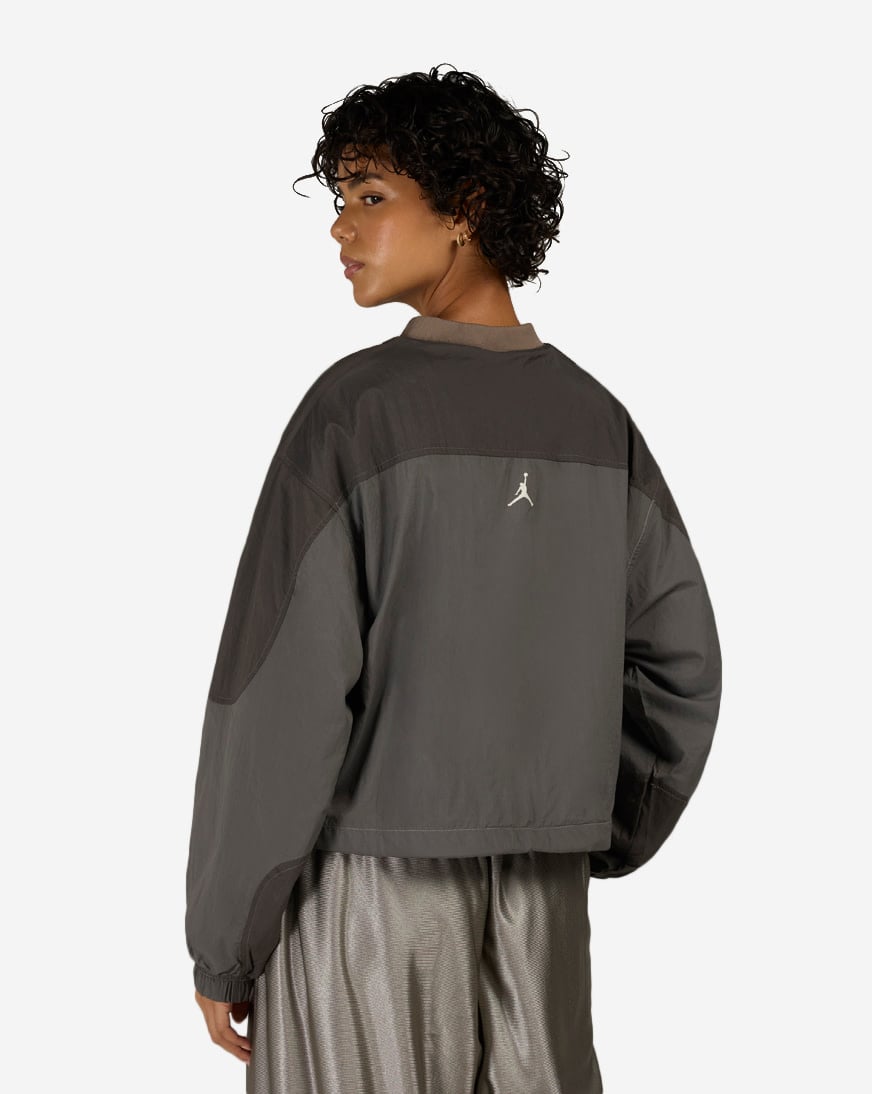 Brooklyn Woven Long-Sleeve Graphic Pullover