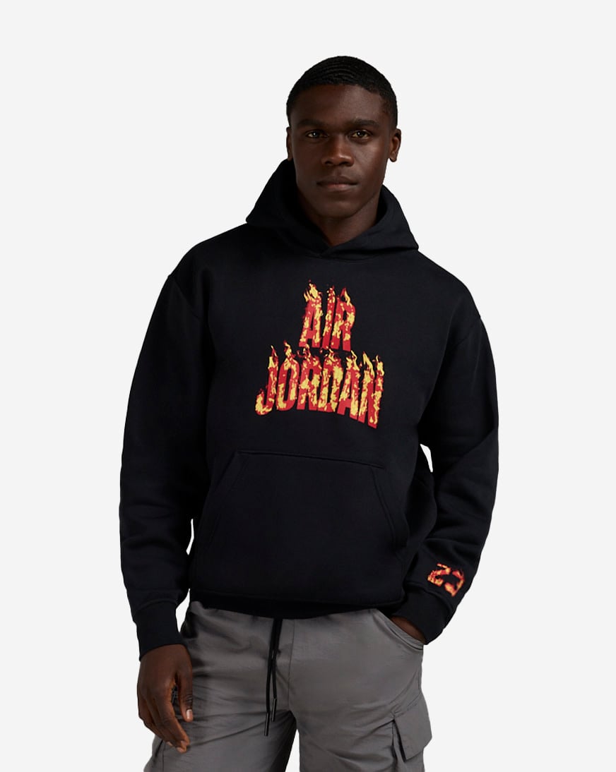 AJ5 Fire Red Hoodie