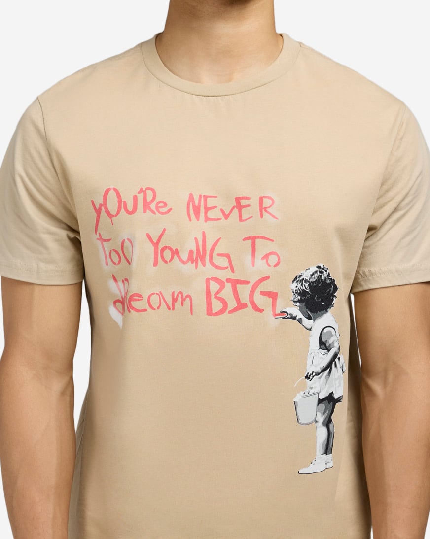 Banksy Never Too Young Tee
