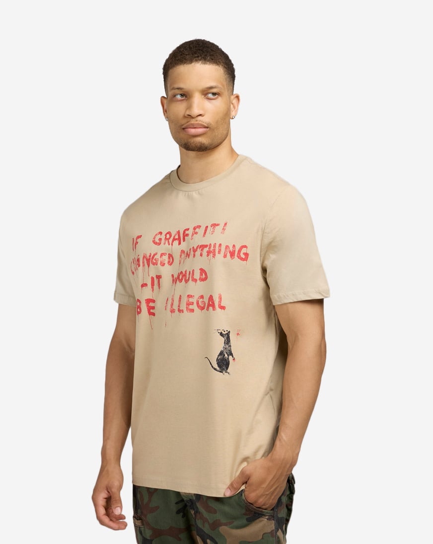 Banksy Graffiti Rat Tee