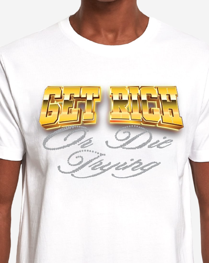 Get Rich or Die Trying Pearls Tee