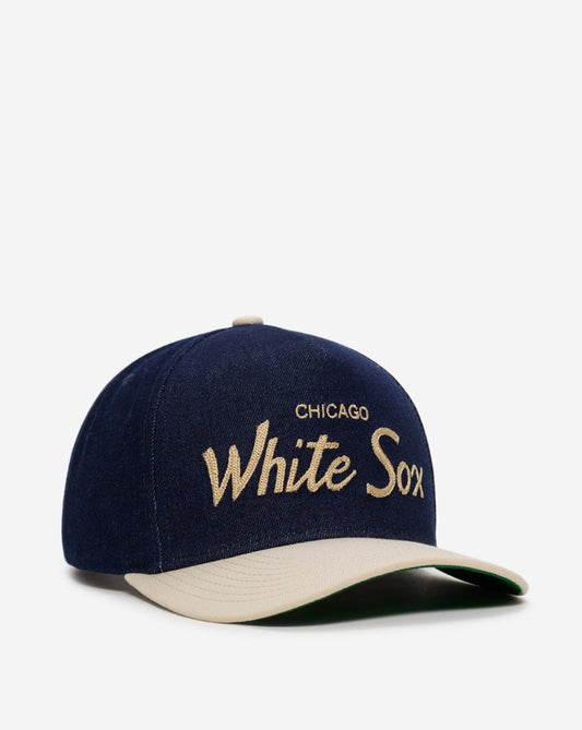 Chicago White Sox Pro Pinch Denim Chainstitch Snapback Hat