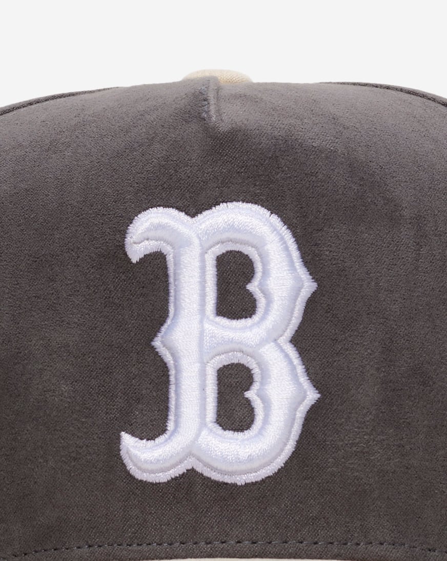 Boston Red Sox Pro Pinch Suede Two Tone Snapback Hat