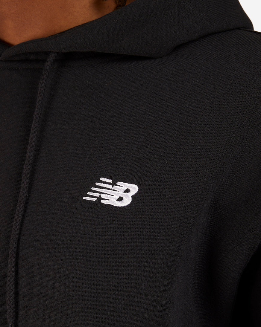 Brushed Back Small Logo Hoodie