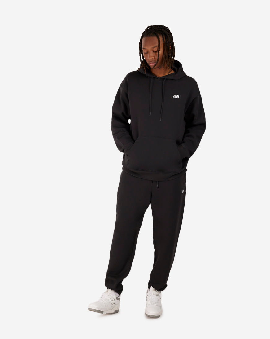 Brushed Back Small Logo Hoodie
