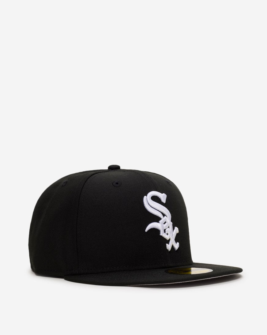 59Fifty Chicago White Sox Core Black Fitted Hat