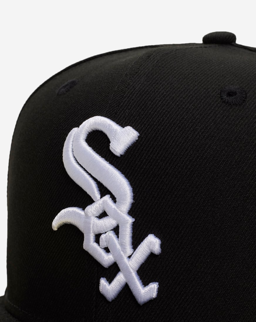 59Fifty Chicago White Sox Core Black Fitted Hat
