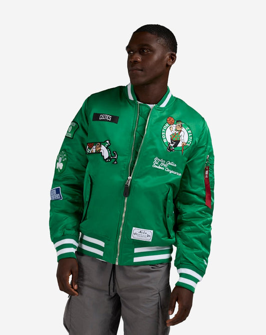 Alpha Industries Boston Celtics Bomber Jacket