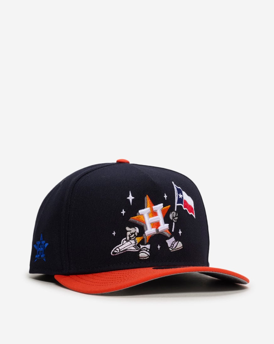 9Fifty Houston Astros Cartoon A-Frame Snapback Hat