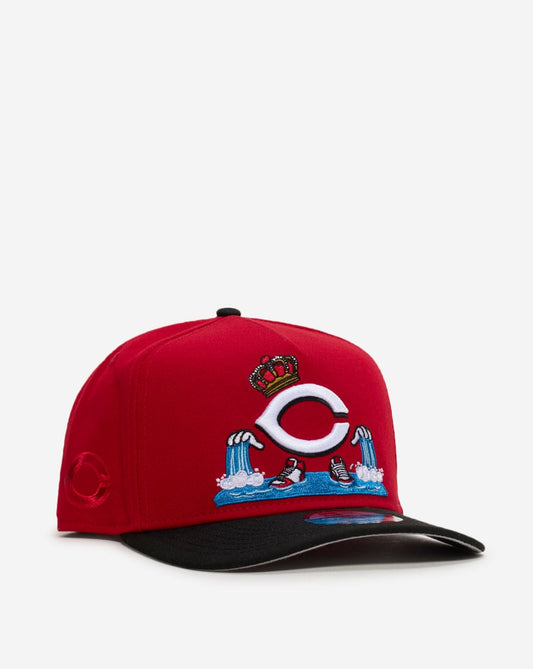 9Fifty Cincinnati Reds Cartoon A-Frame Snapback Hat