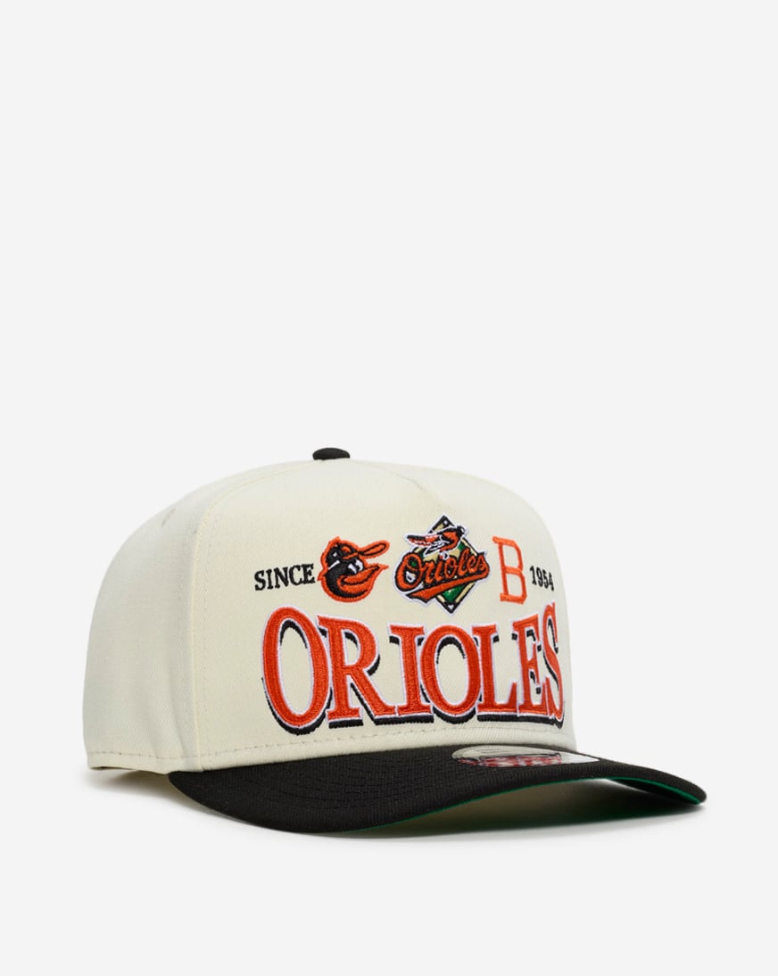 9Fifty Baltimore Orioles Tri Hit A-Frame Snapback Hat