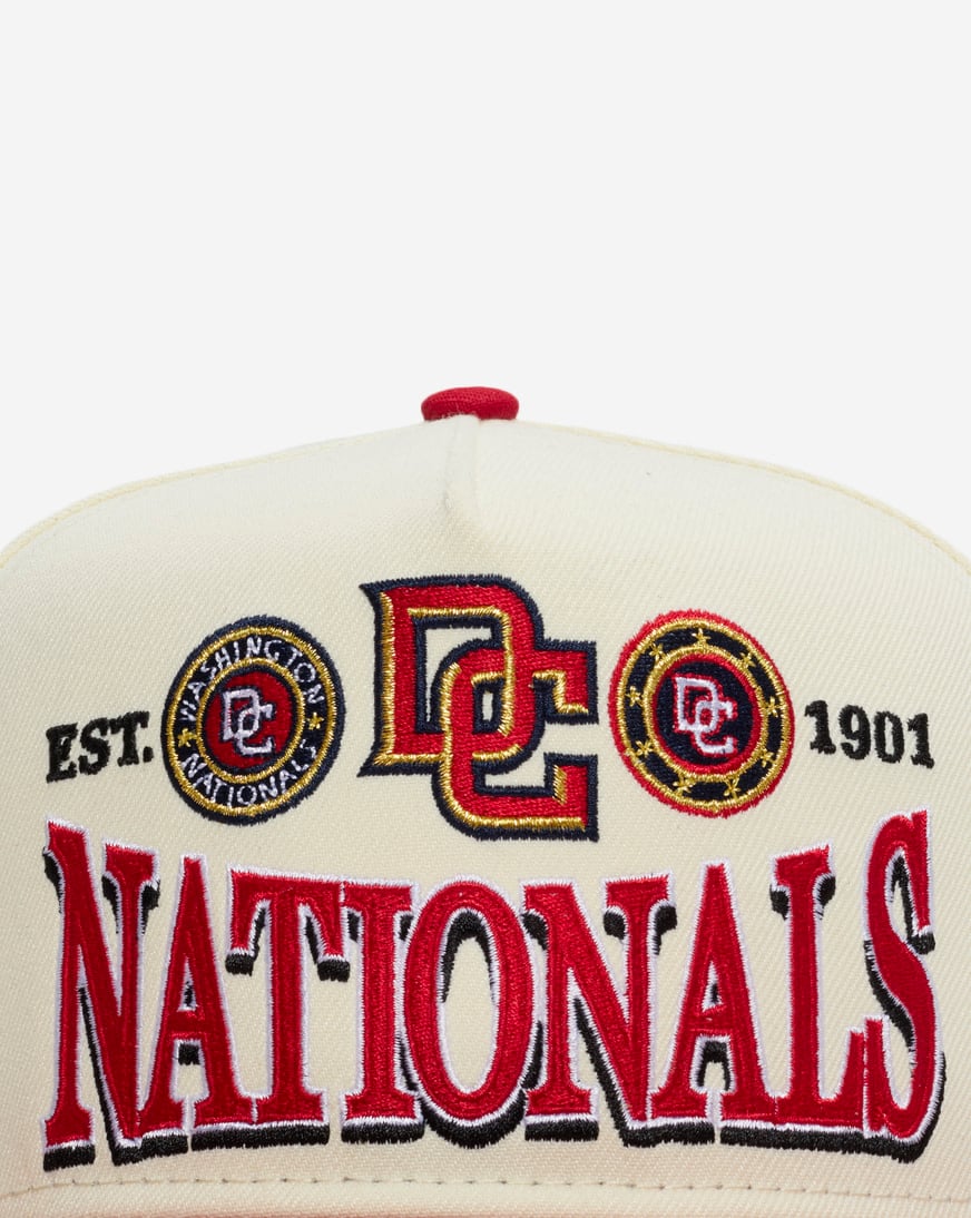 9Fifty Washington Nationals Tri Hit A-Frame Snapback Hat