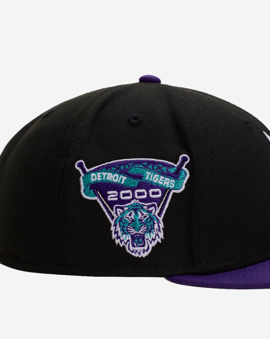 9Fifty Grape Detroit Tigers Retro Hooks Fitted Hat
