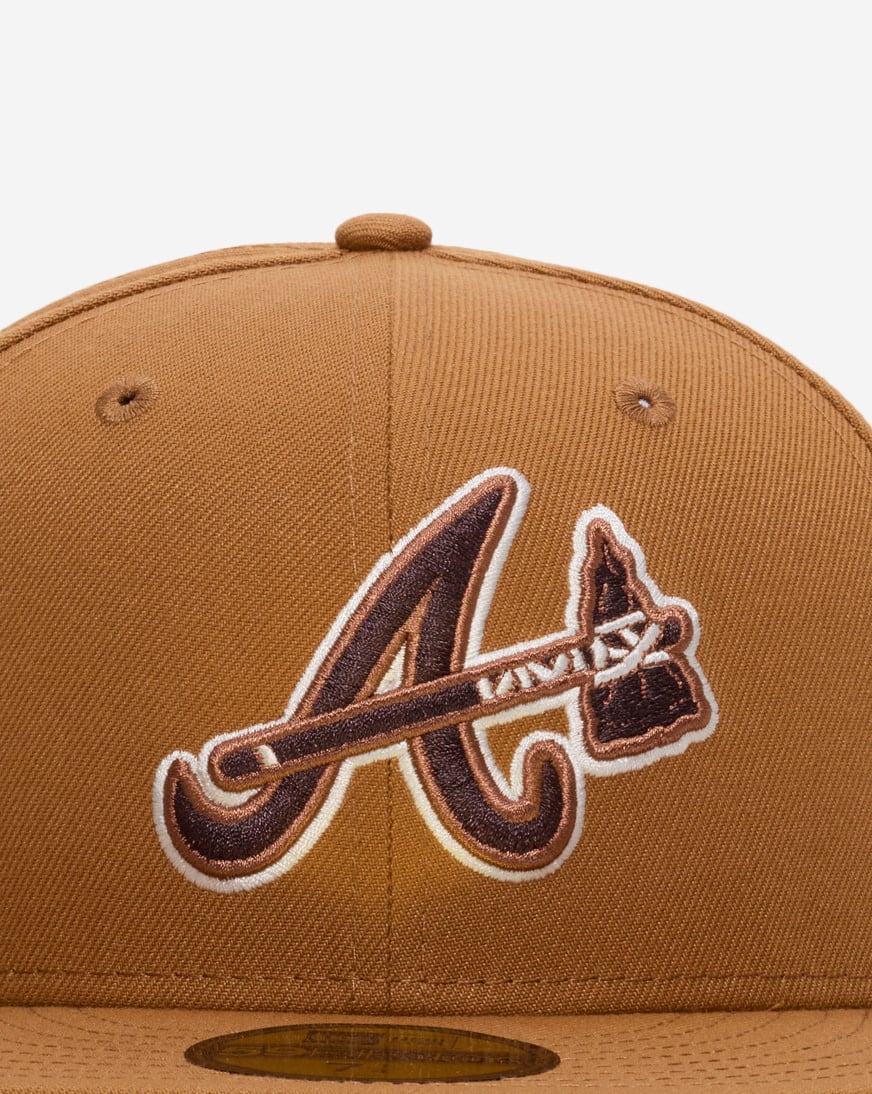 59Fifty Atlanta Braves Light Bronze Fitted Hat