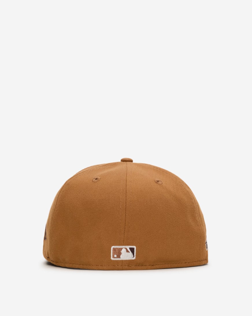 59Fifty Atlanta Braves Light Bronze Fitted Hat