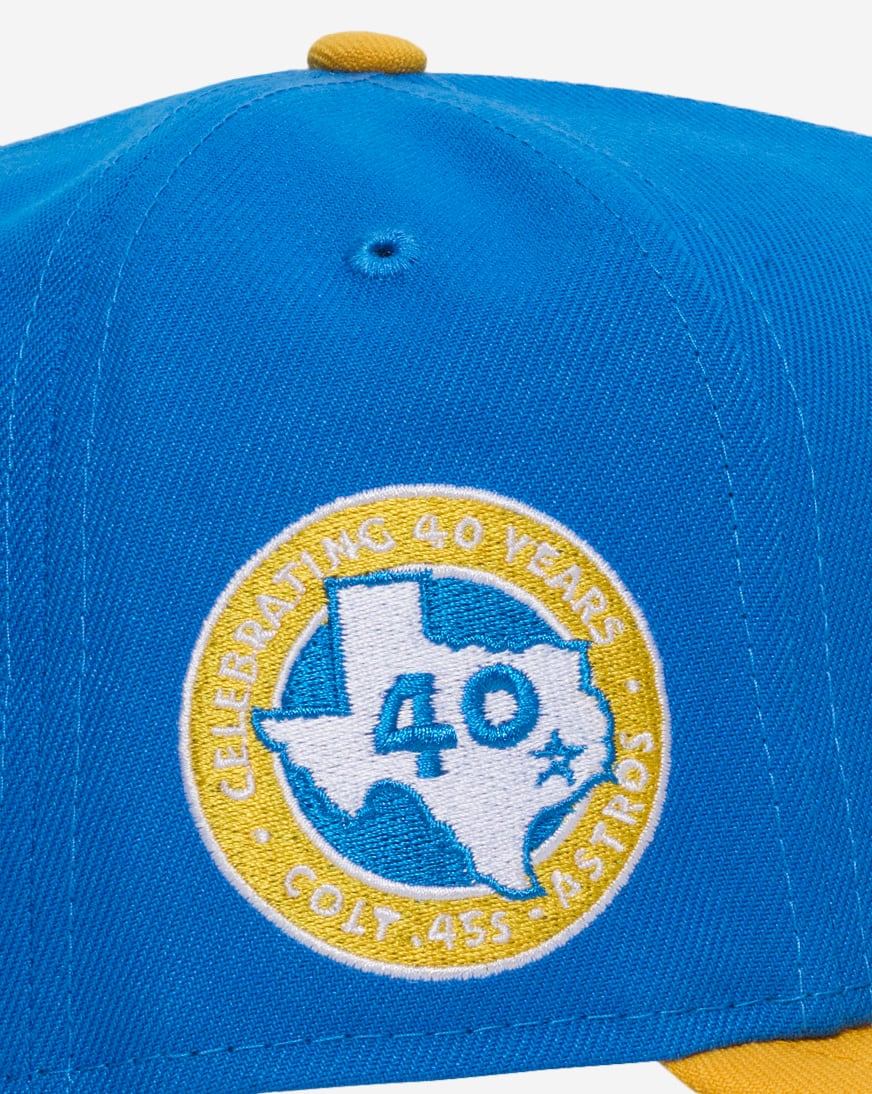 9Fifty Houston Astros Gold A-Frame Snapback Hat