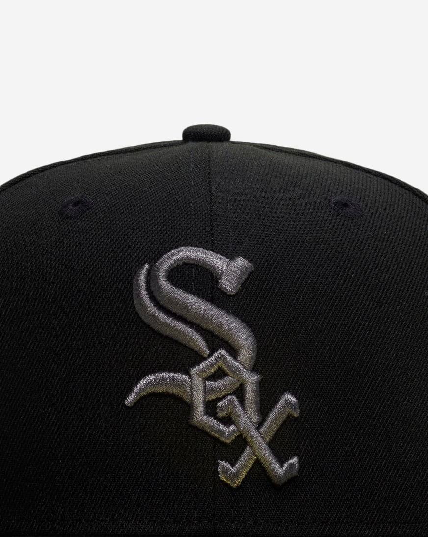 59Fifty Chicago White Sox Core Black Fitted Hat