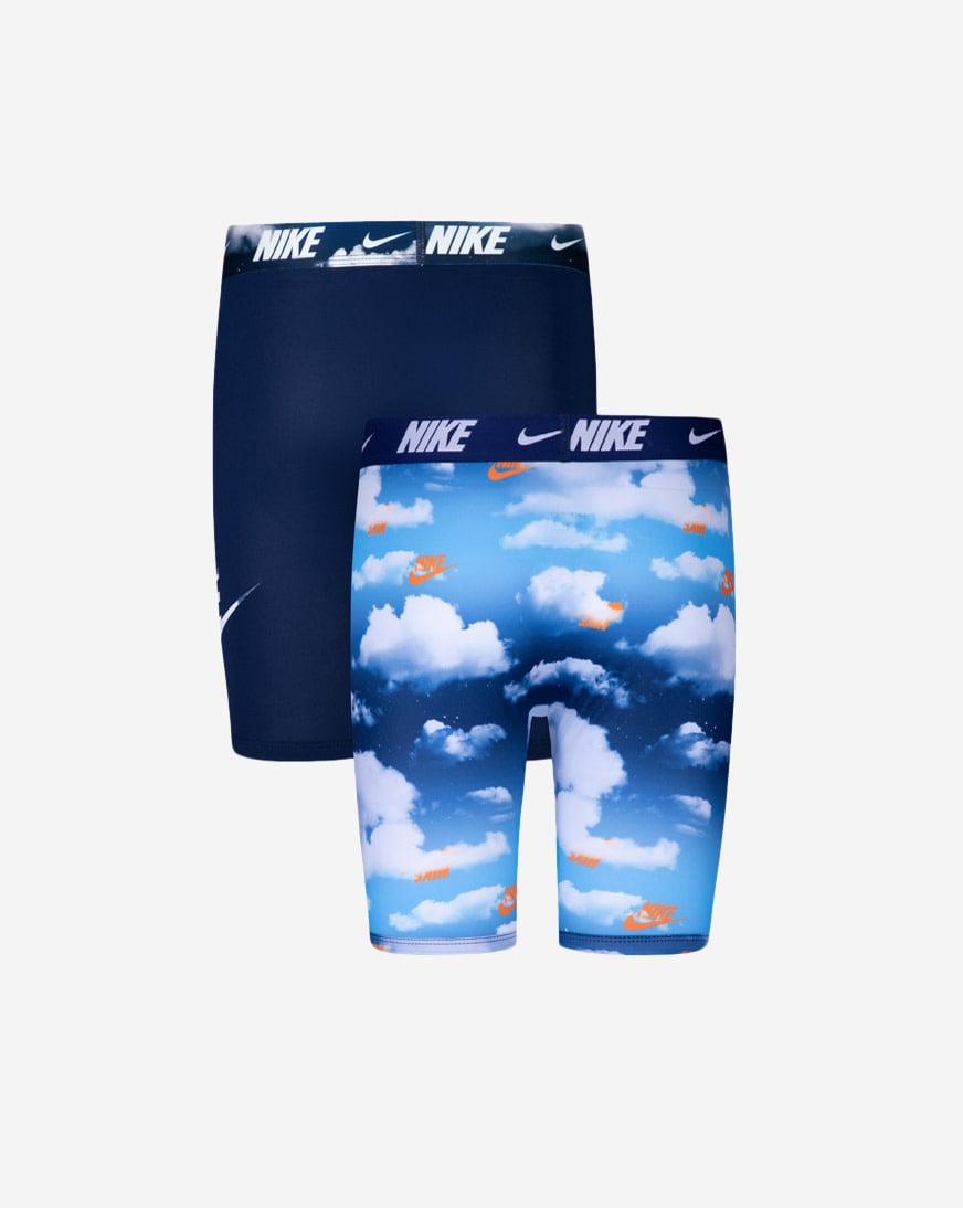 Big Kids' 2PK Printed Long Boxer Briefs