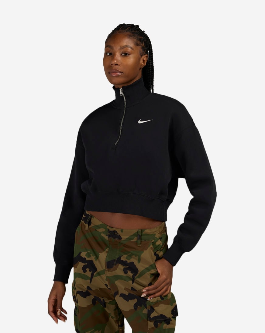 NSW Phoenix Fleece 1/4-Zip Cropped Sweatshirt