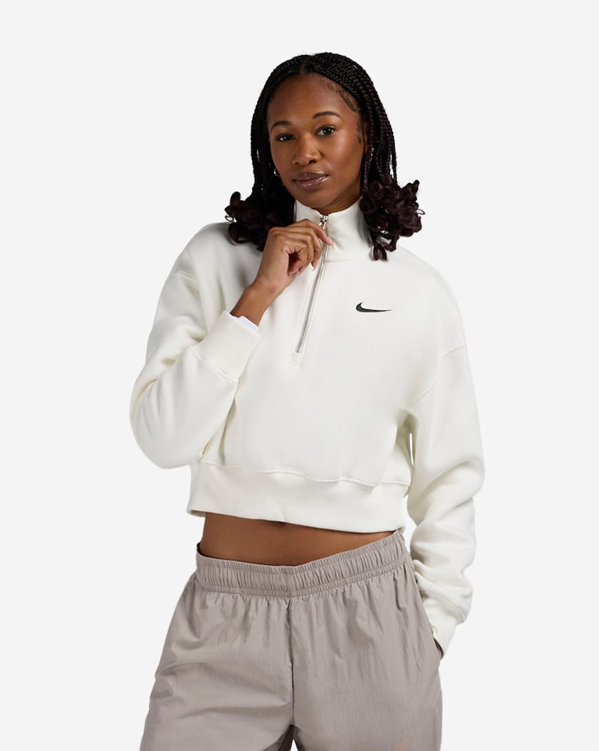 NSW Phoenix Fleece 1/4-Zip Cropped Sweatshirt