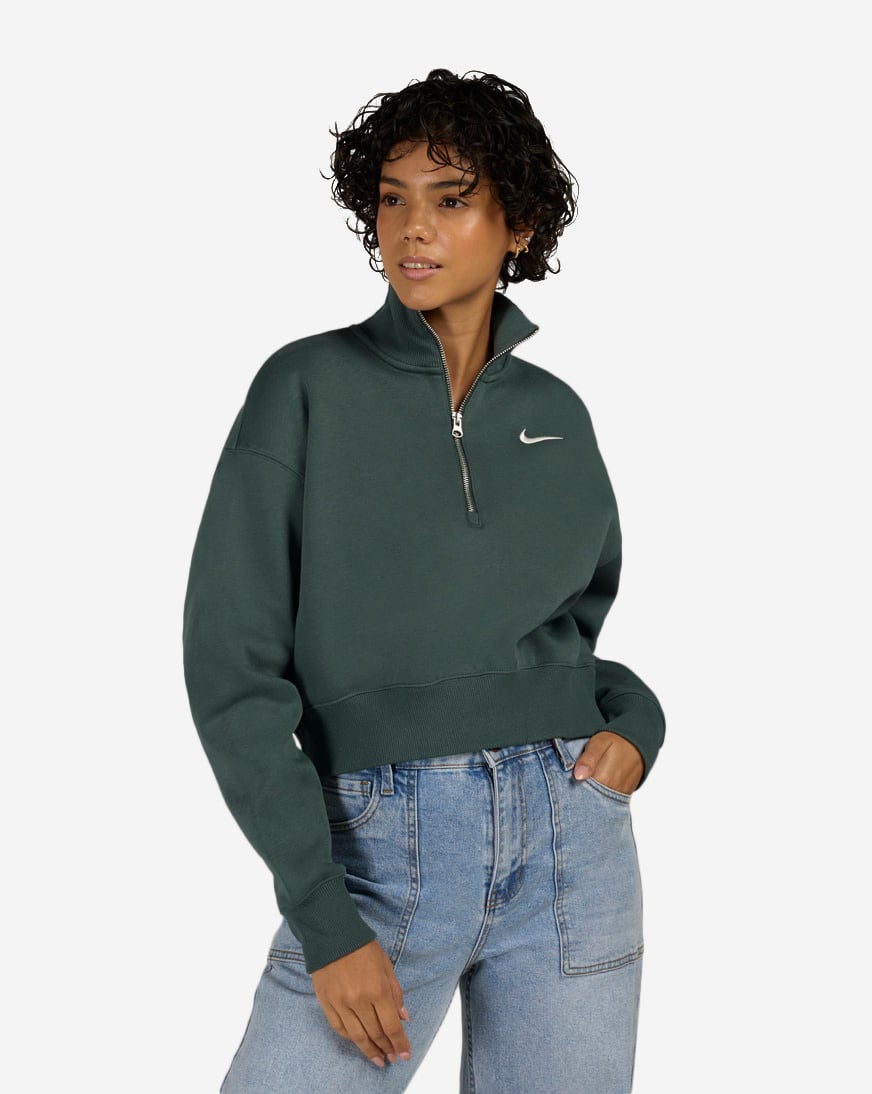 NSW Phoenix Fleece 1/4-Zip Cropped Sweatshirt