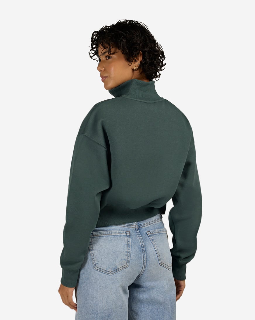NSW Phoenix Fleece 1/4-Zip Cropped Sweatshirt