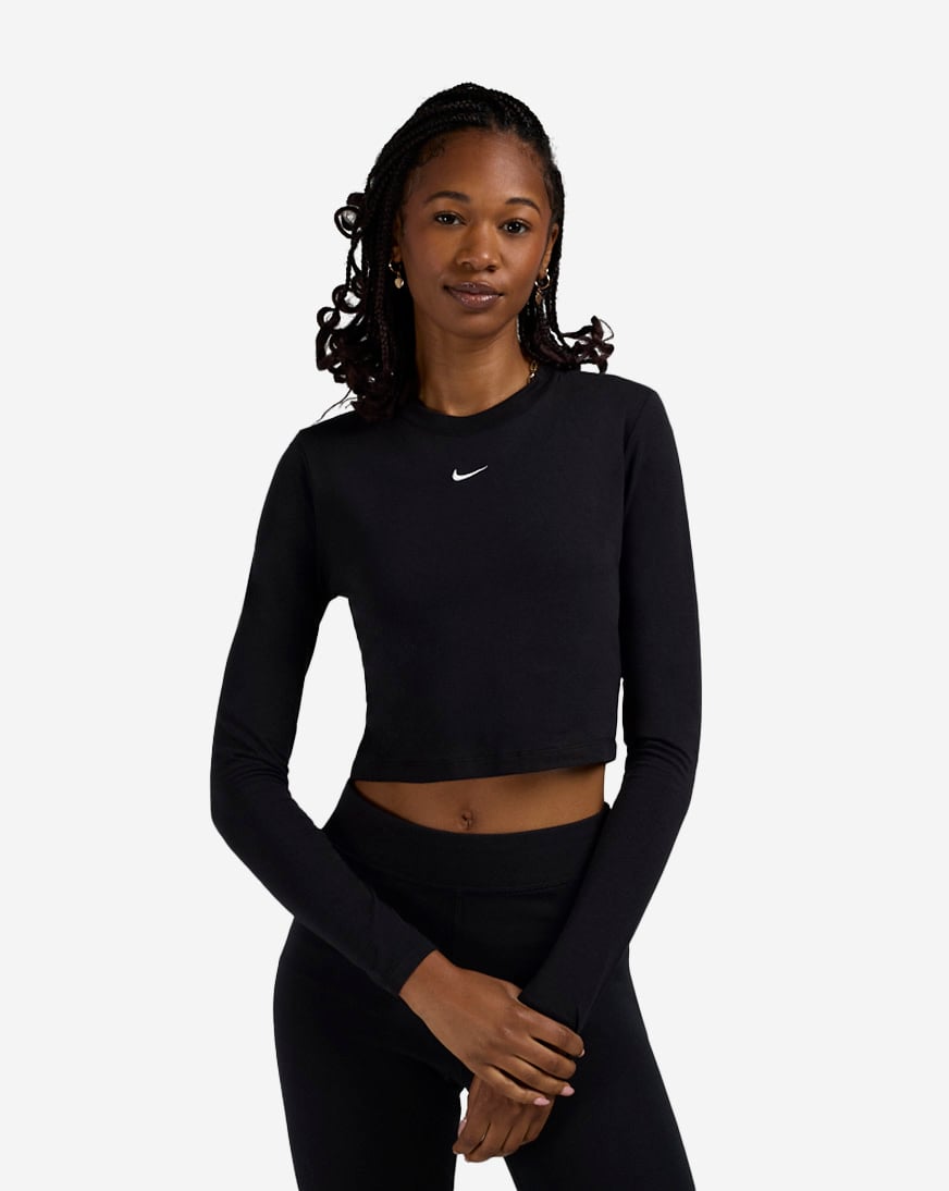 NSW Chill Knit Slim Long-Sleeve Cropped Top