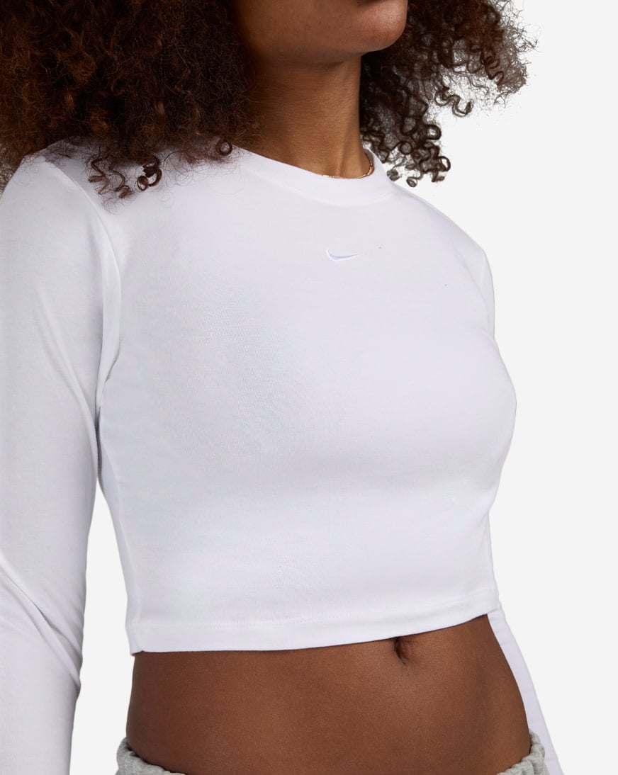 NSW Chill Knit Slim Long-Sleeve Cropped Top