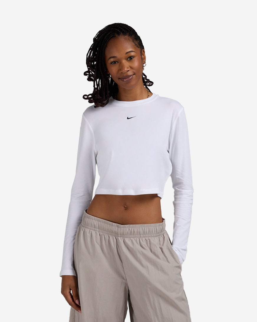 NSW Chill Knit Slim Long-Sleeve Cropped Top