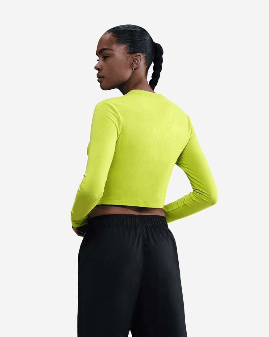 NSW Chill Knit Slim Long-Sleeve Cropped Top