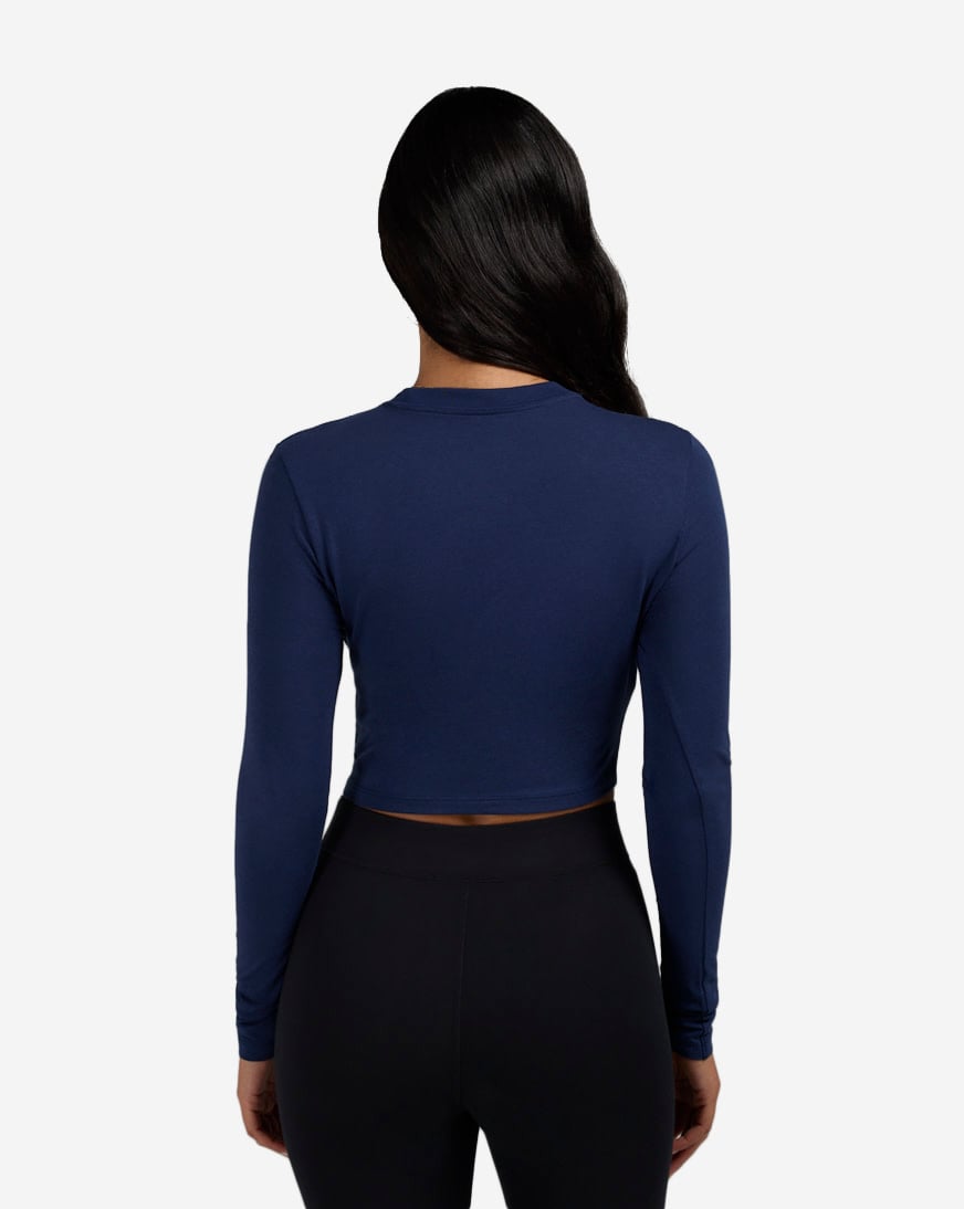 NSW Chill Knit Slim Long-Sleeve Cropped Top