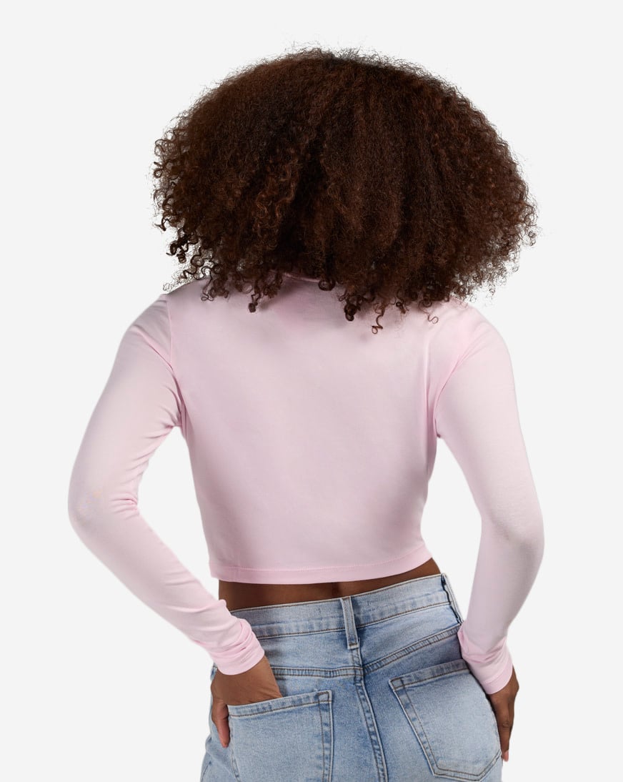 NSW Chill Knit Slim Long-Sleeve Cropped Top