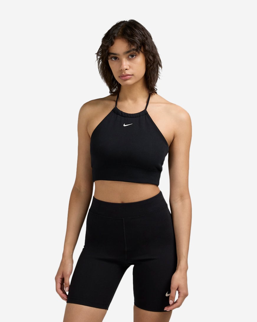 NSW  Chill Terry Slim Cropped French Terry Halter Top