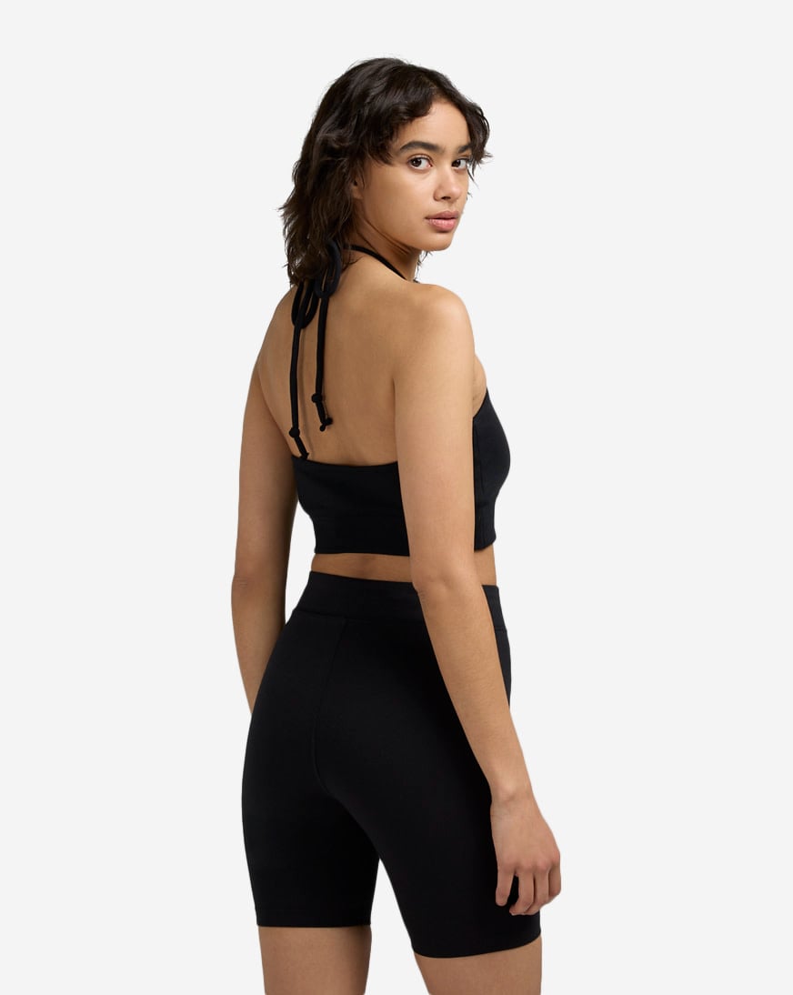 NSW  Chill Terry Slim Cropped French Terry Halter Top