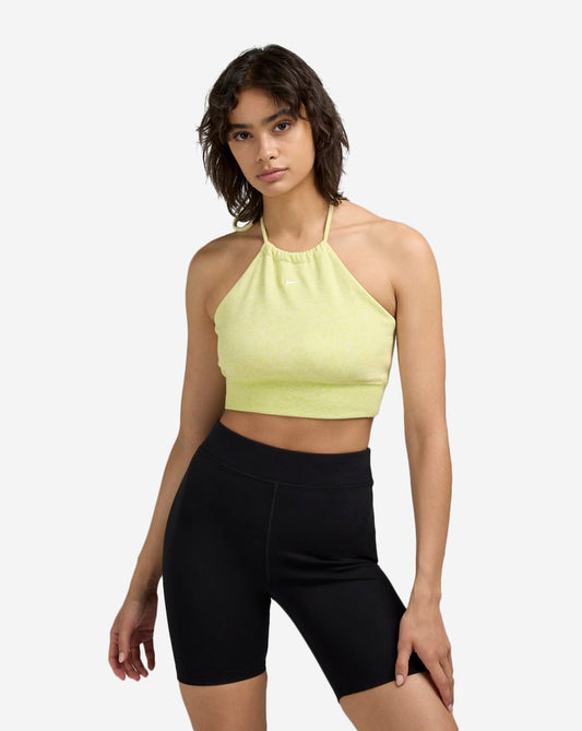 NSW  Chill Terry Slim Cropped French Terry Halter Top