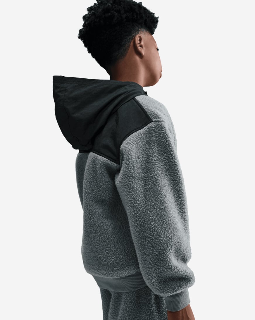 Big Kids' NSW Club Fleece Loose 1/4-Zip Hoodie
