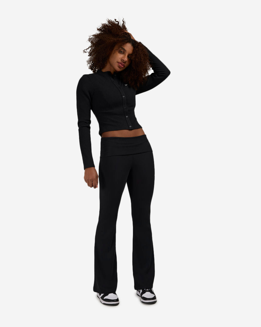 NSW Chill Knit Mid-Rise Tight Ribbed Pants
