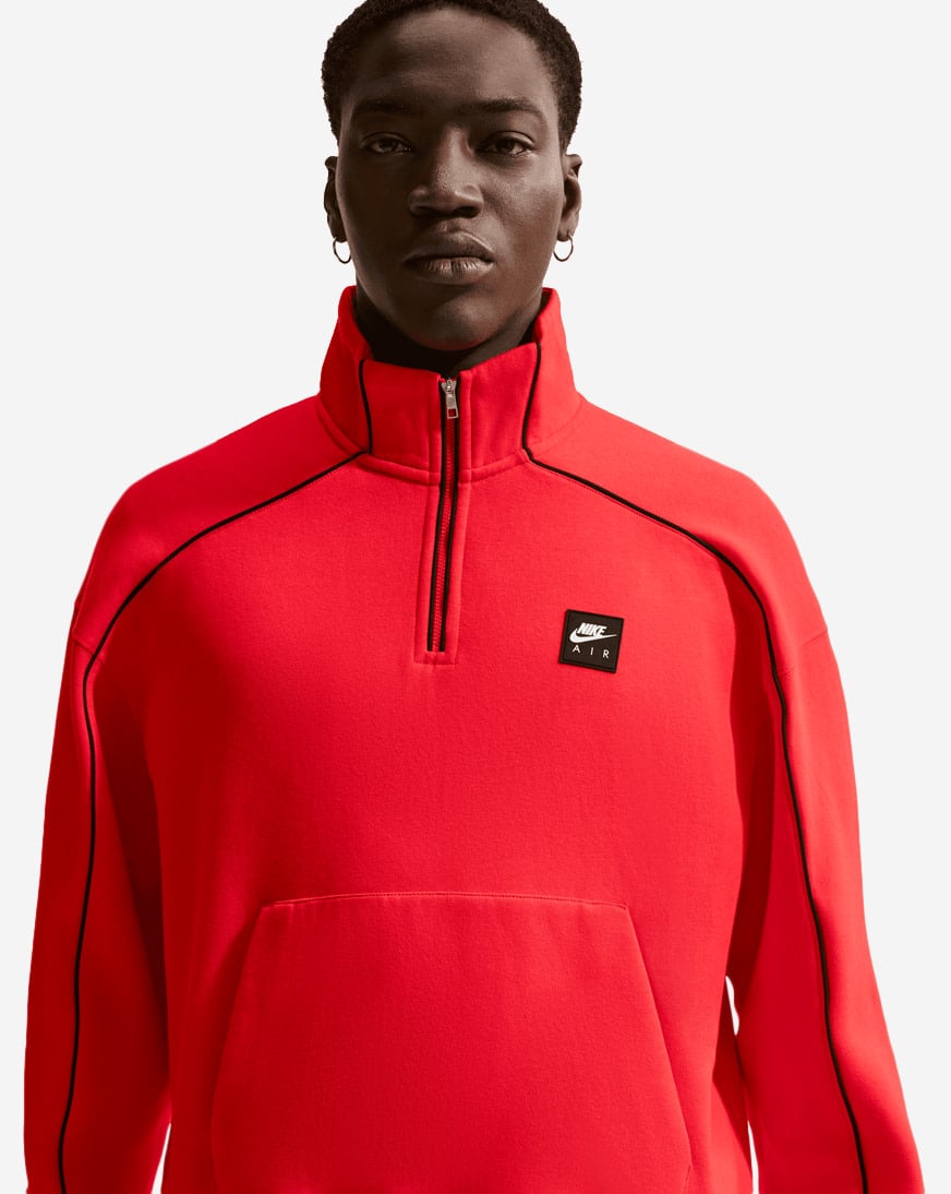 Air Fleece Quarter-Zip Top