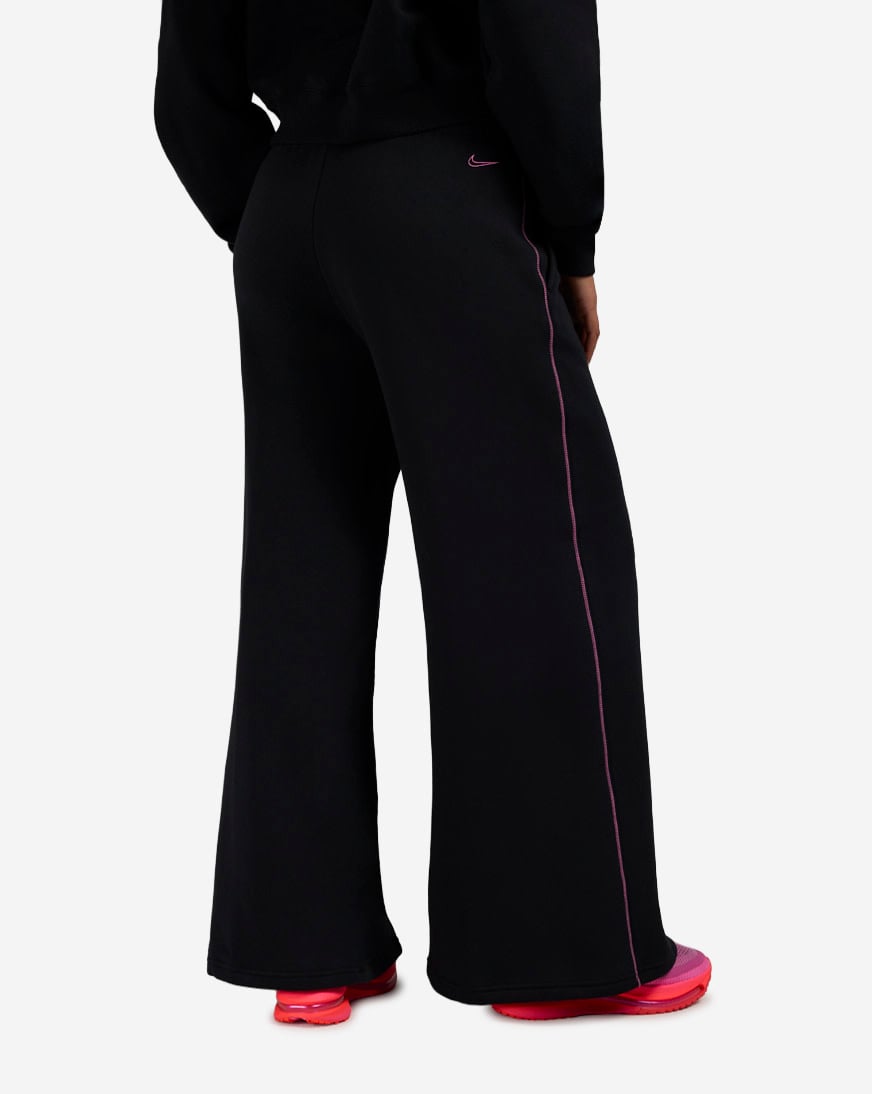 NSW Phoenix Fleece Wide-Leg Contrast Sweatpants