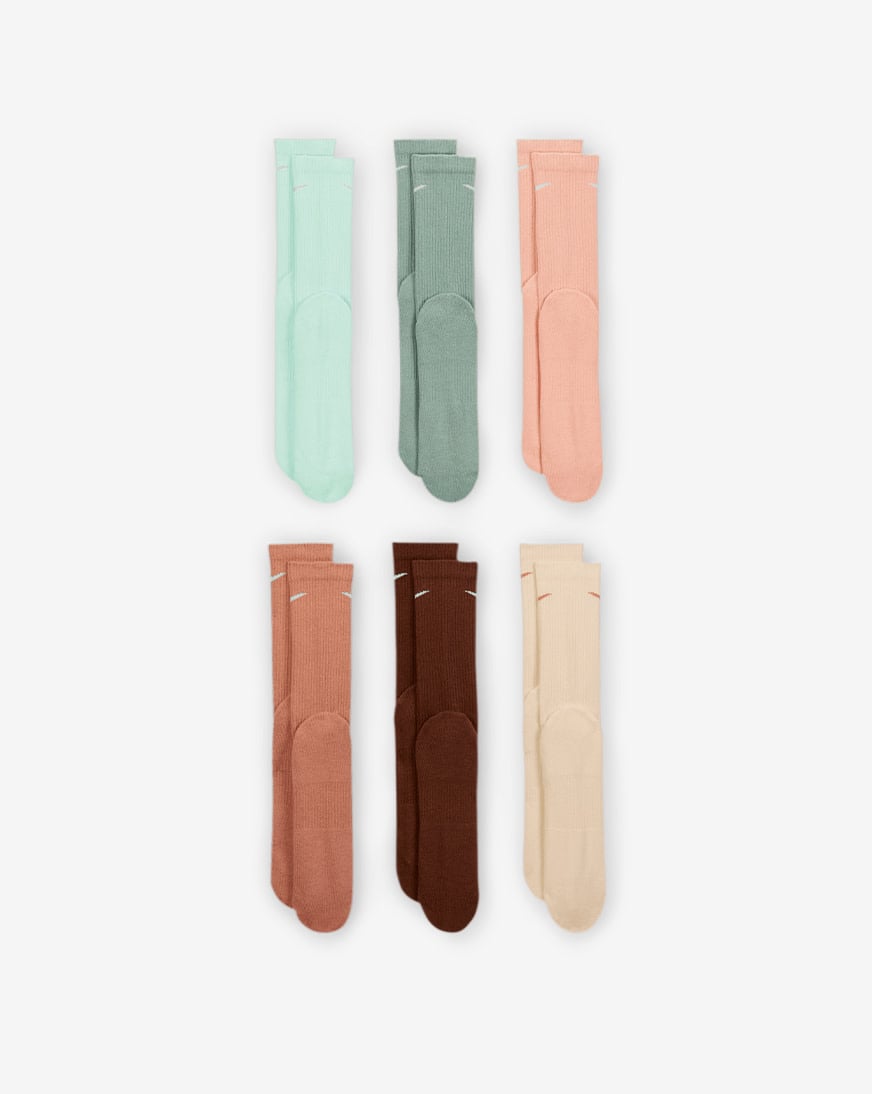 Everyday Plus Cushion 6Pk Crew Socks (M | L)