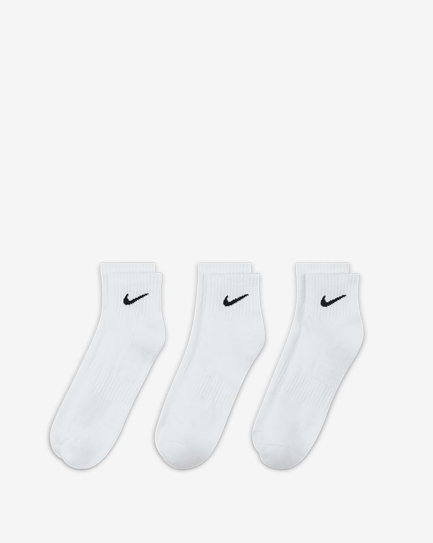 3Pk Everyday Quarter Cushion Sock