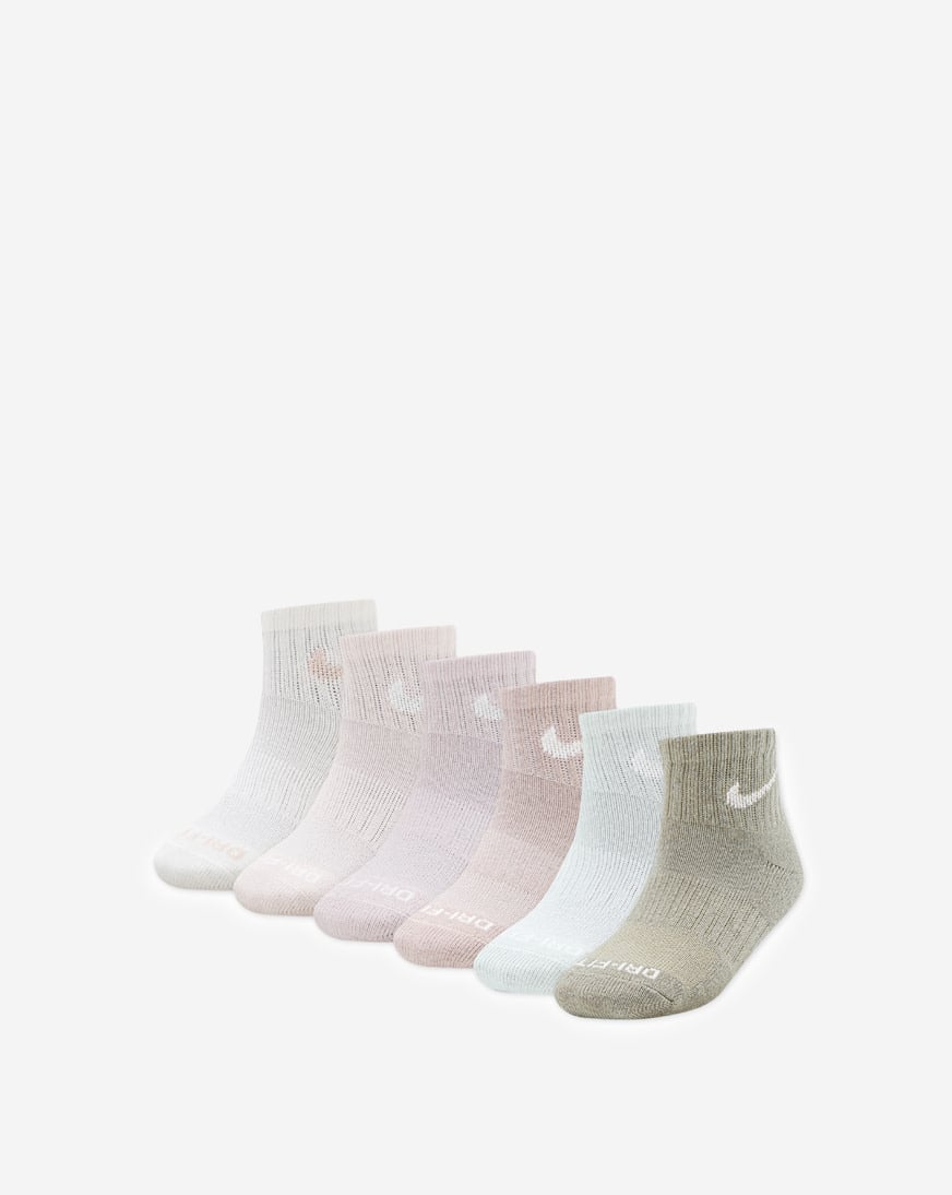 Little Kids' Dri-FIT Performance Basics Quarter Socks