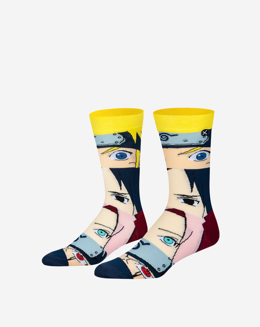 Naruto Faces Mash Up Socks (L)
