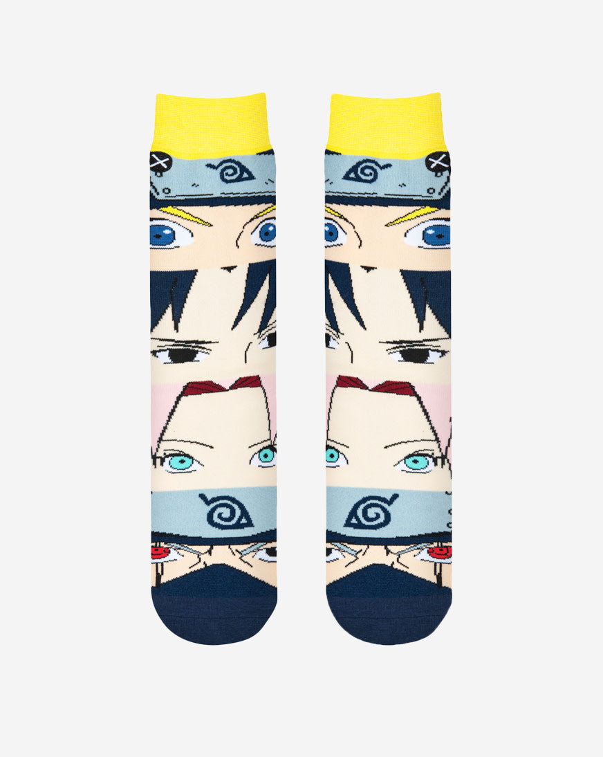 Naruto Faces Mash Up Socks (L)