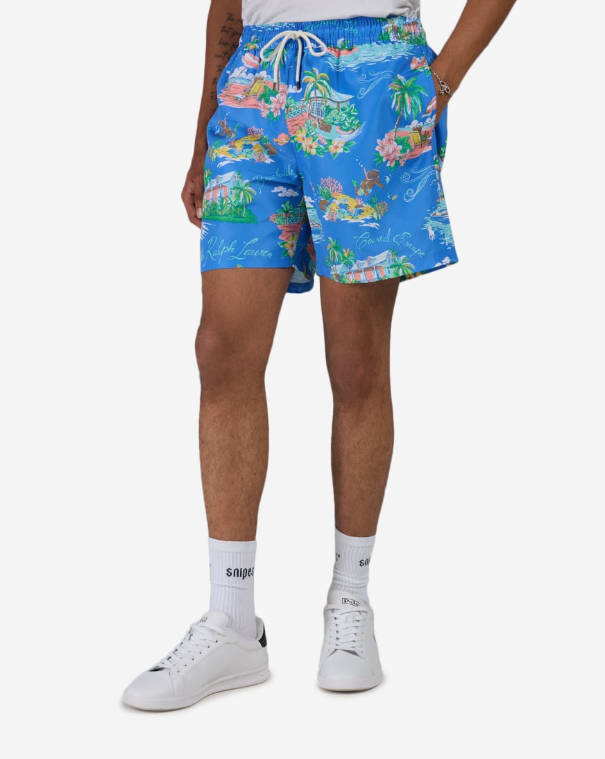 Novelty Bahamas Bear Swim Trunk