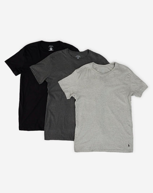 3Pk Slim Crew Tee